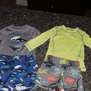LIKE NEW! Bundle of two boys swim suits